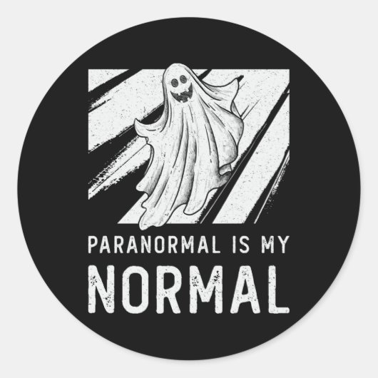 Das Geisterjagdparanormal ist mein normaler Geiste Runder Aufkleber (Vorderseite)