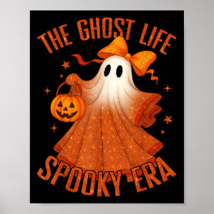 Das Geisterleben Grusel Ära Halloween-Geisterkostü Poster