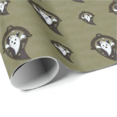 Das Geisterwrapping-Papier Geschenkpapier (Rolleneckpunkt)