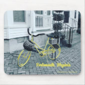 Das Gelbe Fahrrad Mousepad (Vorne)