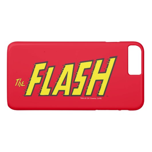 Das gelbe Flash-Logo Case-Mate iPhone Hülle (Rückseite (Horizontal))