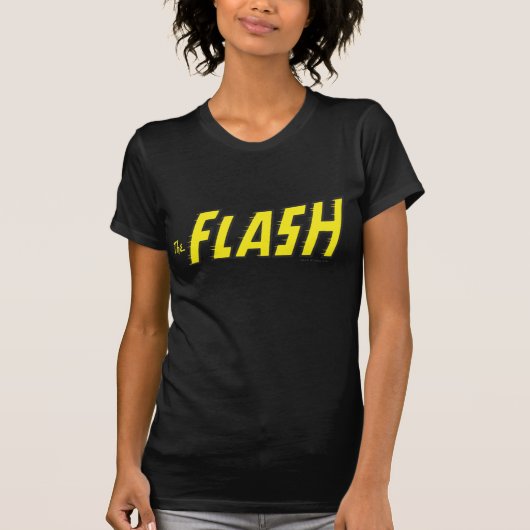 Das gelbe Flash-Logo T-Shirt (Vorderseite)