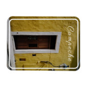 Das gelbe Haus, Campeche, Mexiko Magnet (Horizontal)
