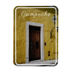 Das gelbe Haus, Campeche, Mexiko Magnet