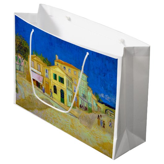 Das Gelbe Haus, Van Gogh Große Geschenktüte (Vorderseite Schrägansicht)