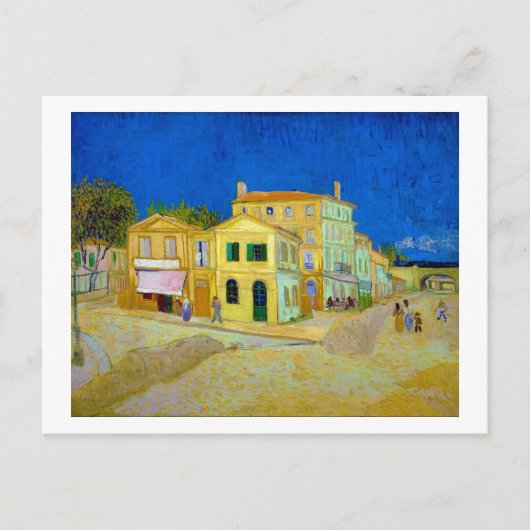 Das Gelbe Haus, Van Gogh Postkarte (Vorderseite)