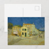 Das Gelbe Haus Vincent van Gogh Postkarte (Vorne/Hinten)