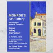 Das Gelbe Haus von Van Gogh, Kunsthändler, Galerie Flyer (Vorne)