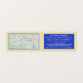 Das Gelbe Haus von Van Gogh, Kunsthändler, im Deta Visitenkarten (Innenseite Aufgefaltet)