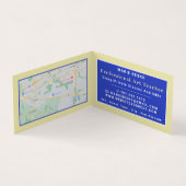 Das gelbe Haus von Van Gogh, Kunstlehrer Visitenkarten (Innenseite)