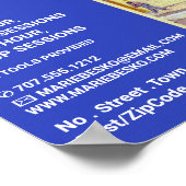 Das gelbe Haus von Vincent Van Gogh, Art Classes Poster (Ecke)