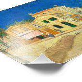 Das Gelbe Haus von Vincent Van Gogh Fotodruck (Ecke)