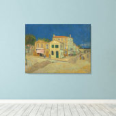 Das Gelbe Haus von Vincent van Gogh Leinwanddruck (Insitu (Holzboden))