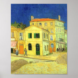 Das gelbe Haus von Vincent Van Gogh Poster