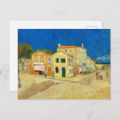 Das Gelbe Haus von Vincent Van Gogh Postkarte (Vorne/Hinten)