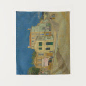 Das Gelbe Haus von Vincent van Gogh Wandteppich (Vorderseite)