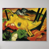 Das gelbe Kuhposter Poster (Vorne)