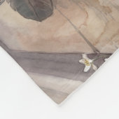 Das gelehrte Pferd springt aus einem Buch Fleecedecke (Ecke)