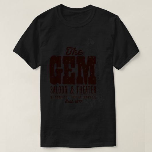 Das Gem Theater T-Shirt (Design vorne)