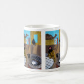 Das Gemälde Beduininnen von Alfred Fox Kaffeetasse (VorderseiteRechts)