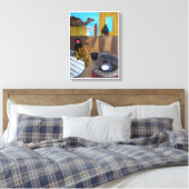 Das Gemälde Beduininnen von Alfred Fox Leinwanddruck (Insitu (Schlafzimmer))