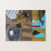 Das Gemälde Beduininnen von Alfred Fox Puzzle (Horizontal)