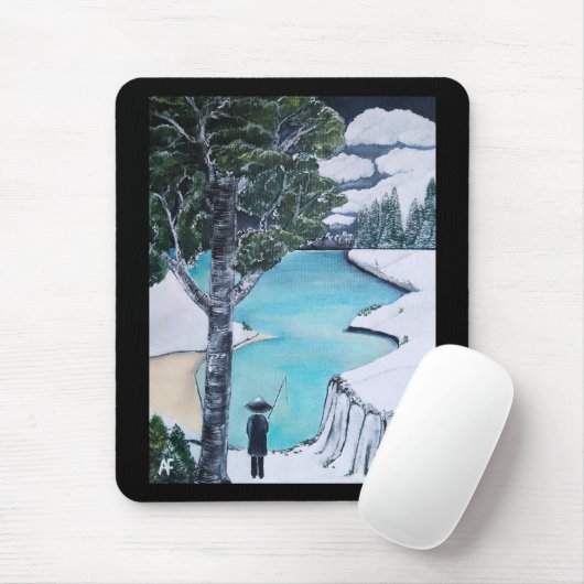Das Gemälde Der Fischer von Alfred Fox Mousepad (Mit Mouse)