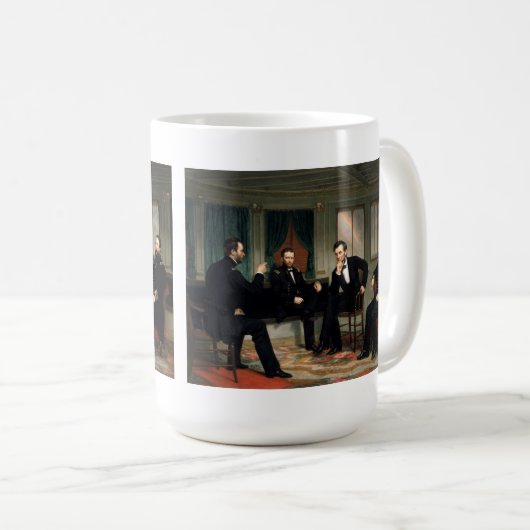 Das Gemälde der Friedenstruppen von 1868 Kaffeetasse (VorderseiteRechts)