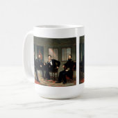 Das Gemälde der Friedenstruppen von 1868 Kaffeetasse (Vorderseite Links)