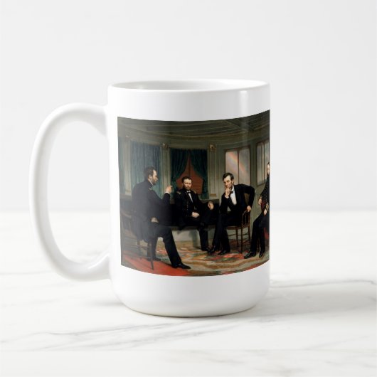 Das Gemälde der Friedenstruppen von 1868 Kaffeetasse (Links)