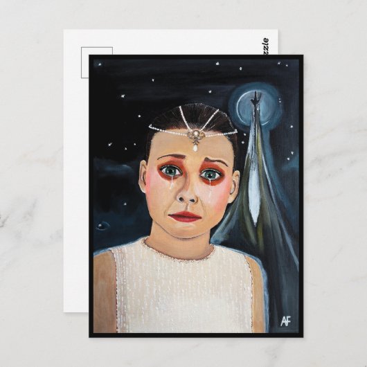 Das Gemälde der Kaiserin von Alfred Fox Postkarte (Vorne/Hinten)