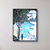 Das Gemälde des Fisherman von Alfred Fox Leinwanddruck (Vorderseite)