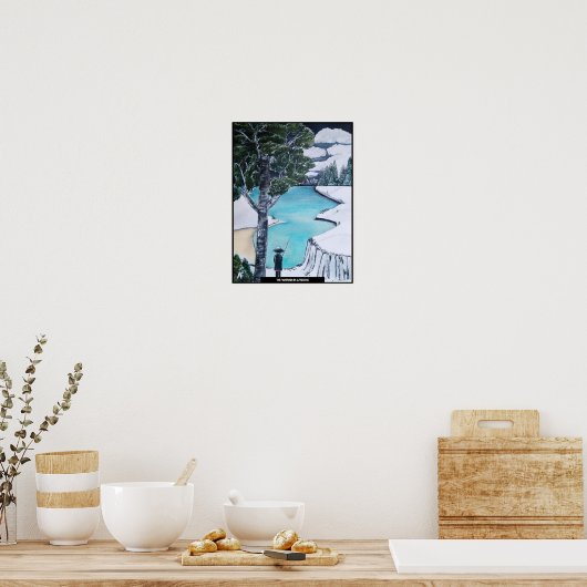 Das Gemälde des Fisherman von Alfred Fox Poster (Küche)