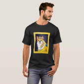 Das Gemälde 'Die Dame mit dem Perlenohrring' als C T-Shirt (Vorne ganz)