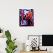 Das Gemälde 'The Samurai's Horizon' von Alfred Fox Poster (Heimbüro)