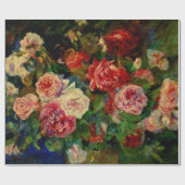 Das Gemälde von Pierre Renoir, Rose, Geschenkpapier (Flach)