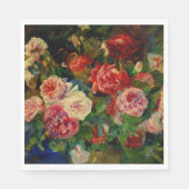 Das Gemälde von Pierre Renoir, Rose, Serviette (Vorderseite)