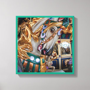 Das gemalte Pferd 5 Leinwanddruck