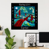 Das gemeinsame Poster für das Leben (Heimbüro)