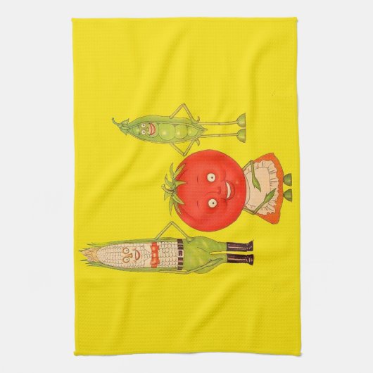 Das Gemüse Geschirrtuch (Vertikal)