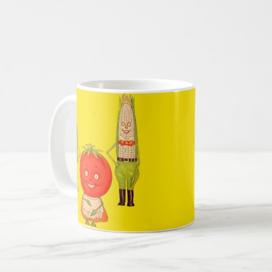 Das Gemüse Kaffeetasse (Vorderseite Links)