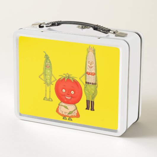 Das Gemüse Metall Brotdose (Rückseite)