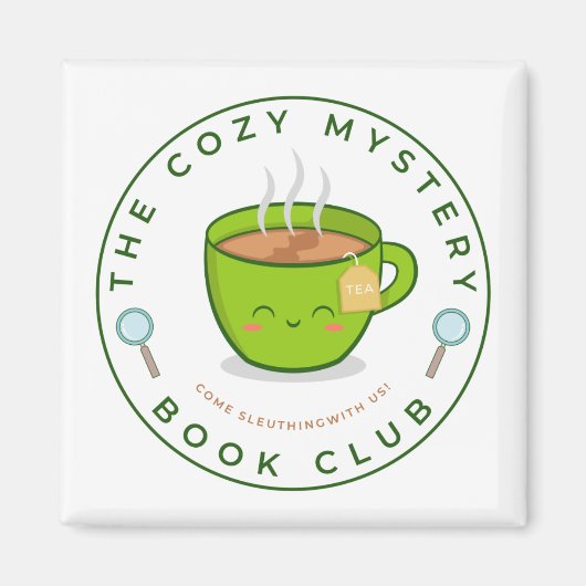 Das gemütliche Mystery Book Club Magnet (Vorne)