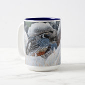 Das gemütliche Paar Zweifarbige Tasse (Vorderseite Links)