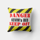 Das genannte Kindergefahrenzeichen behalten weg Kissen (Rückseite)