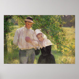 Das genesende, 1896 poster