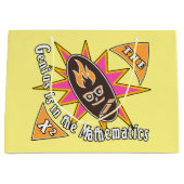 Das Genie liegt in der Mathematik Große Geschenktüte (Vorderseite)