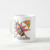 Das Genie liegt in der Mathematik Kaffeetasse (Vorderseite Links)