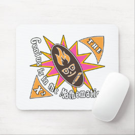 Das Genie liegt in der Mathematik Mousepad