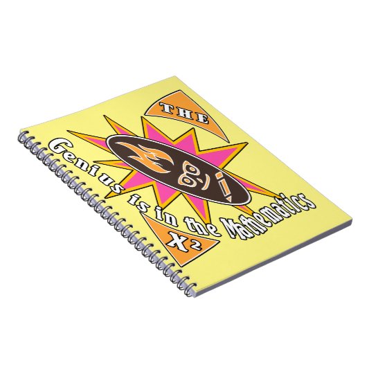 Das Genie liegt in der Mathematik Notizblock (Rechte Seite)